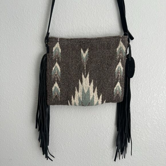 MZ Fringe Smoky Quartz Fringe Bag - Picture 1 of 7